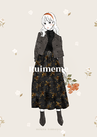 Ruimeme - Antique Flower dress