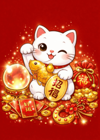Lucky cat brings good fortune 3_50