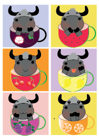 Simple cute buffalo theme v.3