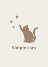 misty cat-simple cats star brown