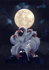 Full Moon and Nine-Tailed Fox