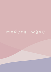 modern wave*pink & purple