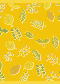 Fun plants on yellow