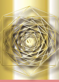 Beige Pink: Feng Shui Gold Octagon