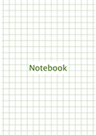 Notebook.Plaid(green Line+white)