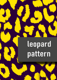 Leopard print (purple and yellow)