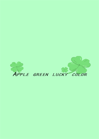 Apple green lucky color