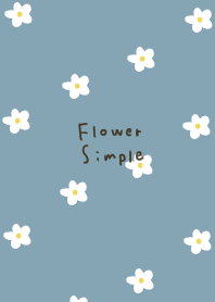 Blue beige with a small floral pattern.