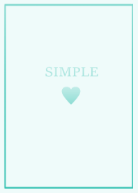 SIMPLE HEART -turquoise-