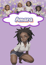 Amara Beautiful skin girl Pu05