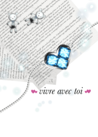 Blue diamond  Heart version