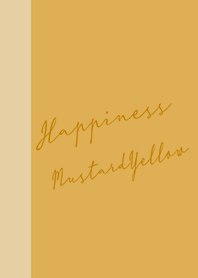 Happiness*Mustard-Yellow