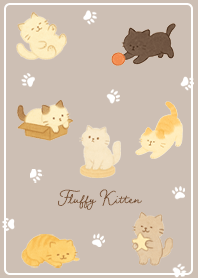 brown Fluffy Autumn Kittens 01_2