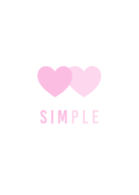 SIMPLE HEART 3 (L) - WHxPASTEL 007
