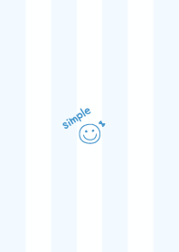 Smile Ribbon =Blue= Stripe