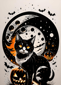 halloween cat 75C37C