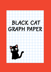 BLACK CAT GRAPH PAPER-REDj