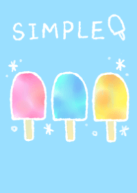 Theme of a simple popsicles