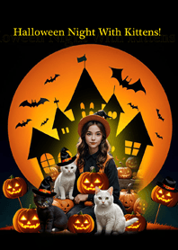 새끼 고양이와 할로인 나이트!