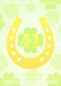 Happy clover and golden horseshoe 41