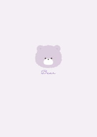 簡單的泰迪熊 薰衣草薄紫色
