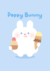 Poppy Bunny - Blue