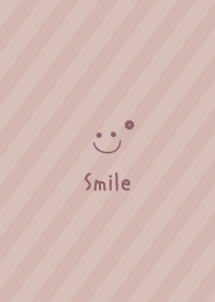 Smile Flower =Dullness Pink= Stripe2