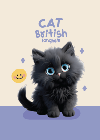 Cat Black Cute : British