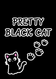 PRETTY BLACK CAT Theme/BLACK