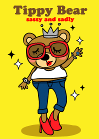 Tippy Bear sassy and sadly