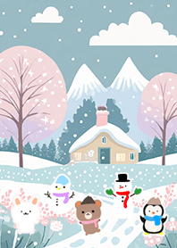 Kawaii scandinavian style(Winter-772)