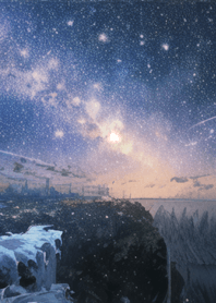 銀河の冬空 #MX35。