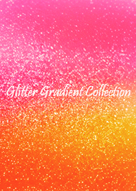 Glitter Gradient Collection Pink&Orange