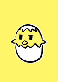 Pure yellow Egg chick theme