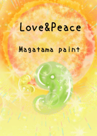 My Art Magatama paint 108the sun and sky