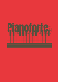 pianoforte Signal red