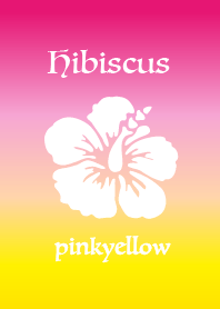 Hibiscus pinkyellow
