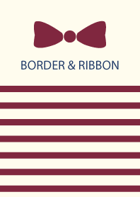 BORDER & RIBBON -WINE 2-