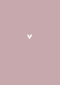 Dull pink and small hearts.