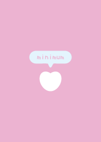 simple love heart Theme speech balloon03
