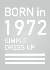 1972年生まれ/シンプル着せ替え