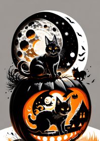 halloween cat 0d1F2C