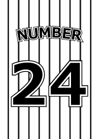 Number 24 stripe version