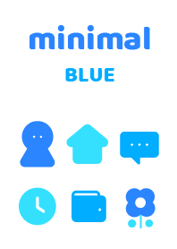 minimal blue a