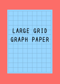 BLUE-BLACK GRAPH PAPER/VERMILION