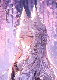 ✨紫藤花海中の和服美人❤️