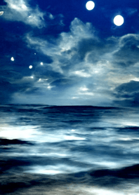 夜の月 月の海 #DkW_10。