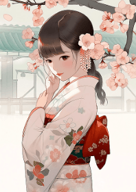 古典和服小美女