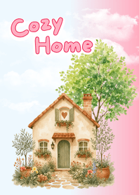 Cozy Home Blue & Pink