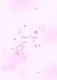 Sand of star pink&purple